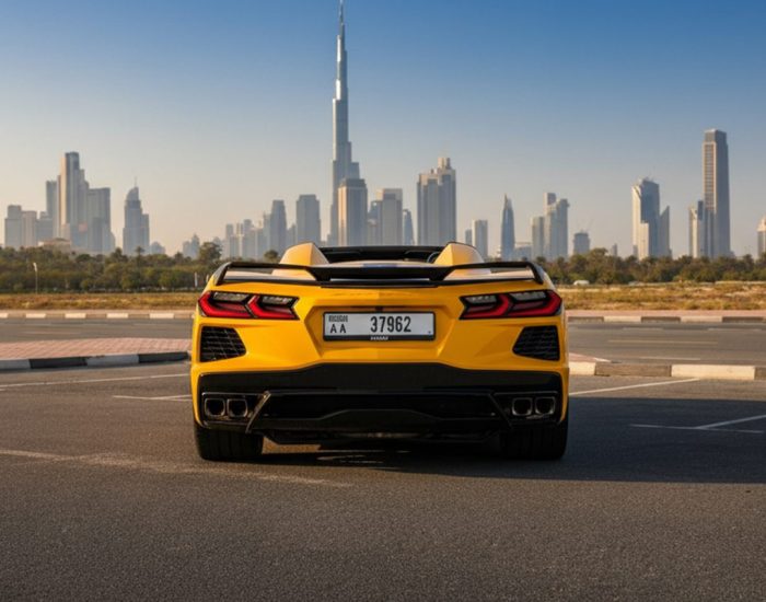 CORVETTE C8 2023 yellow (1)