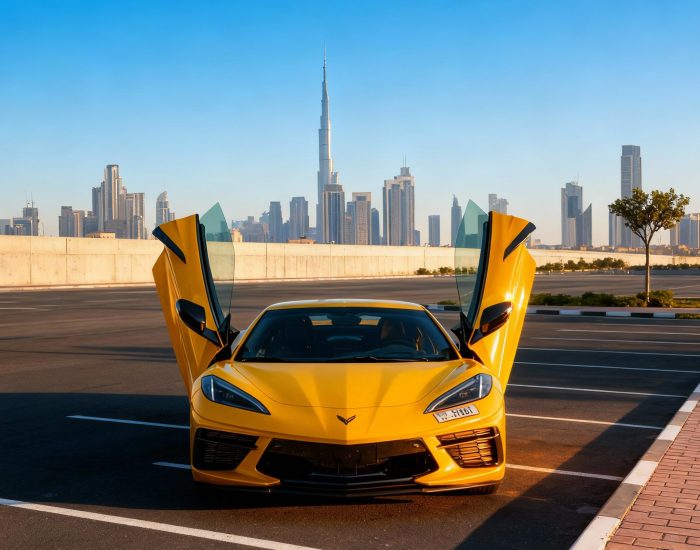 CORVETTE C8 2023 yellow (4)